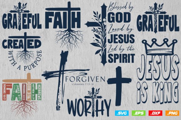 44 Christian Svg Bundle for Crafts & Graphics