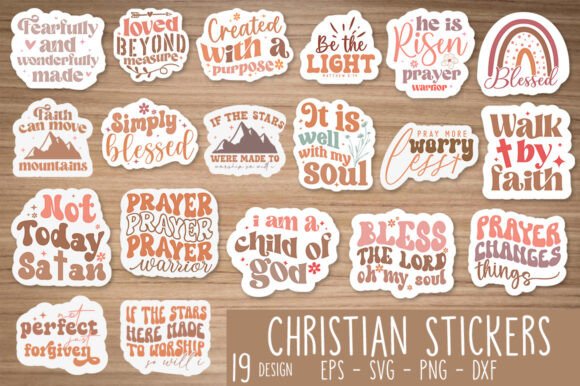 Boho Christian SVG PNG Bundle for Crafts & Graphics