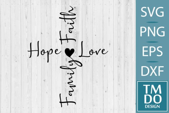 Christian Cross, Family Faith Hope Love: A Graphics & Crafts Review