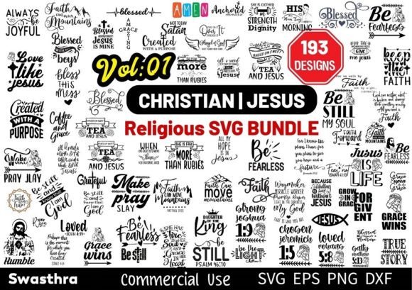 Christian God SVG Bundle: Graphics & Illustrations