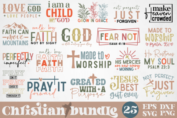 Christian Quotes SVG for Crafts & Graphics