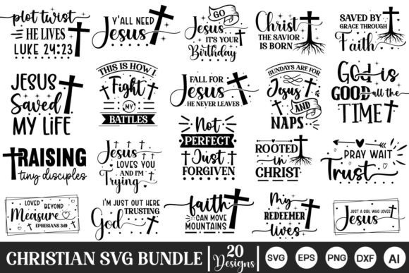 Christian SVG Bundle Faith SVG Bundle