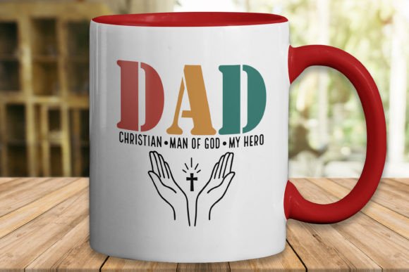 Father's Day SVG Design, DAD Christian Graphics