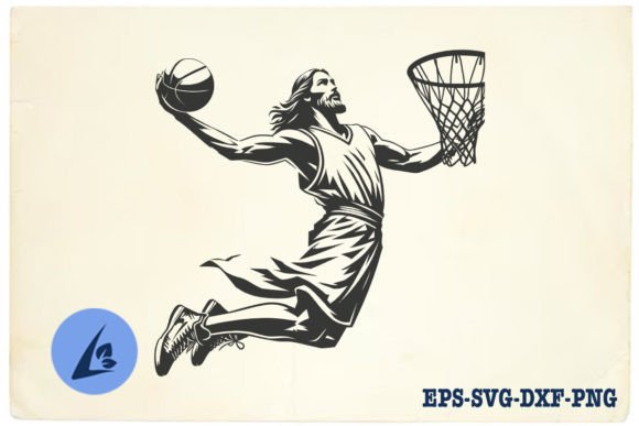 Funny Jesus Basketball SVG: Graphics & Illustrations Review