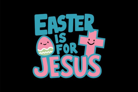 Jesus Easter Vector Design: Graphics and Print Templates