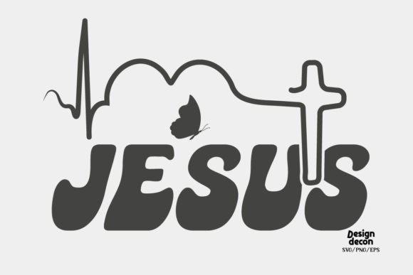 Jesus Heart Cross SVG: Graphics & Crafts for Brand Identity
