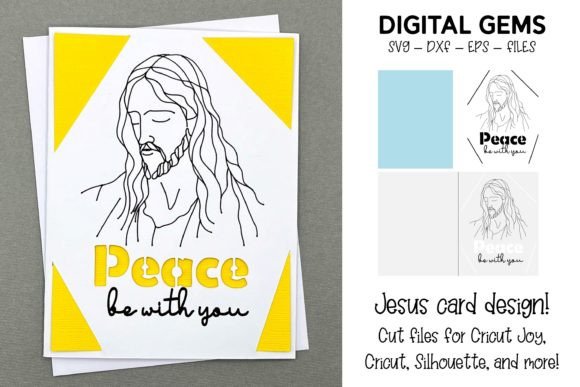 Jesus Insert Card SVG: A Graphics Asset for Crafts & Faith-Based Business