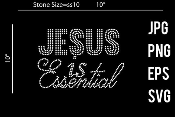Jesus is Essential Rhinestone: Graphics & Crafts Review