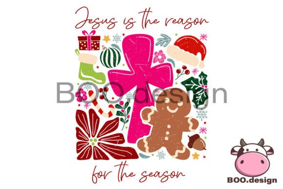 Jesus is the Reason Png, Boho Floral: Graphics & Crafts Review