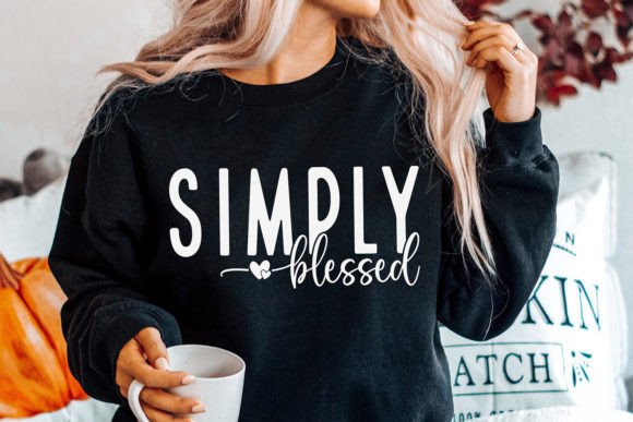 Simply Blessed SVG: Christian Graphics for Crafts